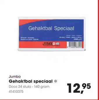 HANOS Jumbo Gehaktbal speciaal aanbieding