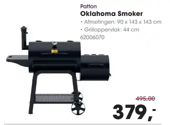 HANOS Patton Oklahoma Smoker aanbieding