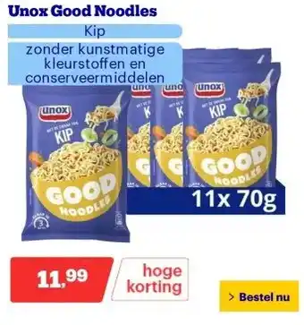 Bol.com Unox Good Noodles aanbieding