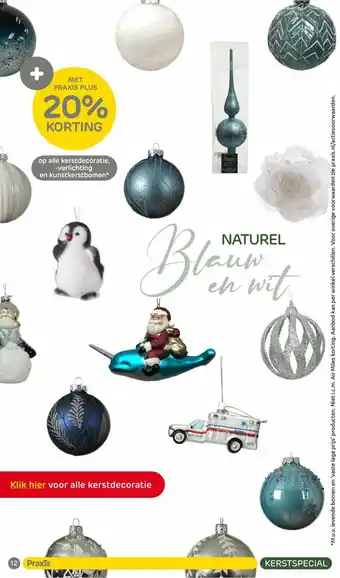 Praxis Op Alle Kerstdecoratieverlichting En Kunstkerstbomen aanbieding