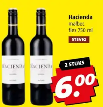 Boni Hacienda malbec aanbieding