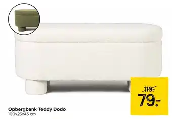 Xenos Opbergbank Teddy Dodo aanbieding