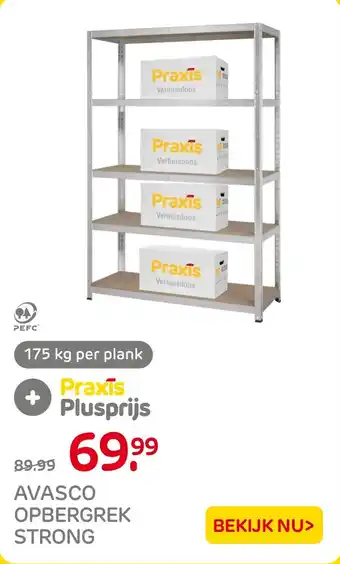 Praxis AVASCO OPBERGREK STRONG aanbieding