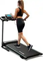 Bol.com FITAGE Loopband - Wandelband - Walking Pad - 12km/u met 3 Incline Levels - Treadmill - Loopband Elektrisch aanbieding