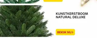 Praxis Kunstkerstboom Natural Deluxe aanbieding