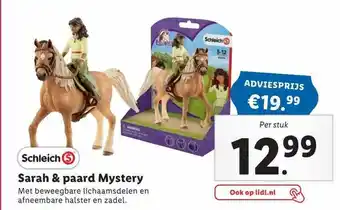 Lidl Schleich Sarah & Paard Mystery aanbieding