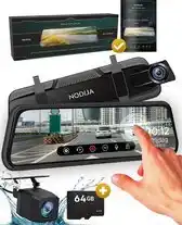 Bol.com NODIJA Dashcam - Ultra 4K Dashboardcamera - Dual Dashcam voor auto - Autocamera - Touchscreen met 64GB aanbieding