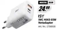 MediaMarkt IWC 4065 65W Netadapter aanbieding