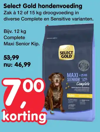 Maxi Zoo Select Gold hondenvoeding aanbieding