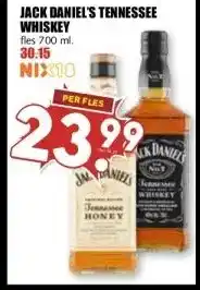 MCD Supermarkt JACK DANIEL'S TENNESSEE WHISKEY aanbieding