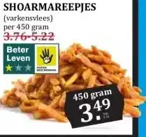 Boon`s Markt SHOARMAREEPJES (varkensvlees) aanbieding