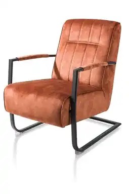 Henders & Hazel Northon, Fauteuil Met Swing-Frame Metaal Zwart aanbieding