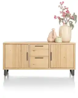 Henders & Hazel Pavie, Dressoir 175 Cm - 2-Deuren + 2-Laden - Natural aanbieding