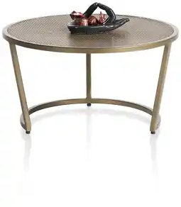 Henders & Hazel City, Bijzettafel Metaal - Diameter 50 Cm - Champagne Gold aanbieding