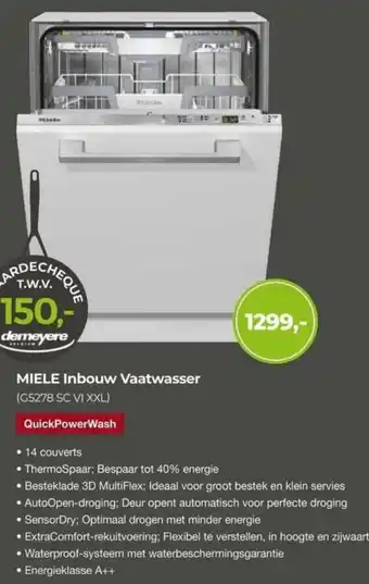 EP Inbouw Vaatwasser aanbieding