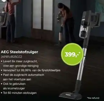 EP AEG Steelstofzuiger aanbieding