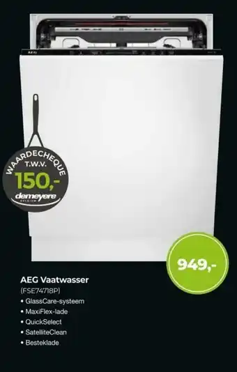 EP AEG Vaatwasser aanbieding