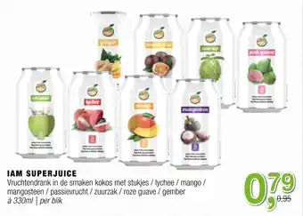 Amazing Oriëntal IAM SUPERJUICE Vruchtendrank 330ml aanbieding