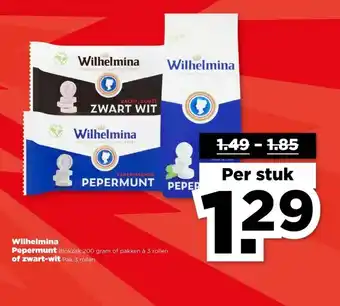 PLUS Wilhelmina Pepermunt aanbieding