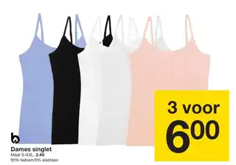 Zeeman Dames singlet aanbieding
