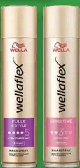 Kaufland DE WELLAFLEX Haarspray oder Schaumfestiger aanbieding
