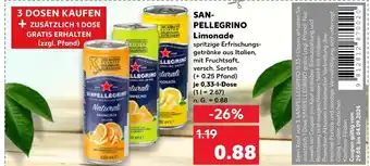 Kaufland DE SAN- PELLEGRINO Limonade aanbieding
