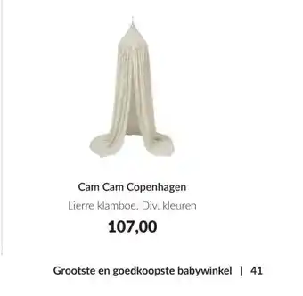 Babypark Cam Cam Copenhagen aanbieding