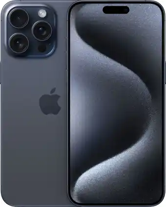 Bol.com Apple iPhone 15 Pro Max - 1TB - Blauw Titanium aanbieding