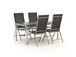 Kees Smit Bernstein Freiburg/Koblenz 160cm dining tuinset 5-delig verstelbaar aanbieding