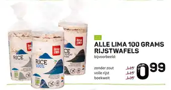 Ekoplaza Alle Lima 100 Grams Rijstwafels aanbieding