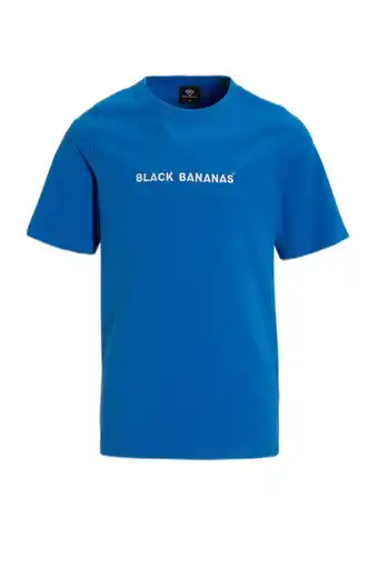 Wehkamp BLACK BANANAS T-shirt blauw aanbieding