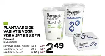 Ekoplaza Plantaardige Variatie Voor Yoghurt En Skyr Provamel 4x125g aanbieding