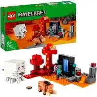 Bol.com LEGO Minecraft Hinderlaag bij het Nether-portaal - 21255 aanbieding