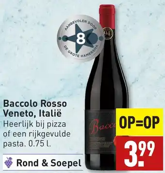 ALDI Baccolo Rosso Veneto aanbieding