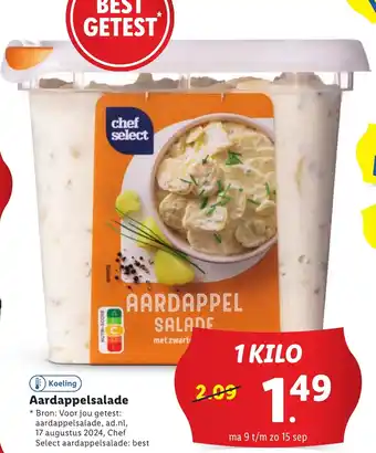 Lidl aardappelsalade aanbieding