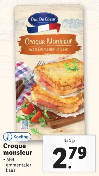 Lidl Croque Monsieur aanbieding
