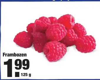 ALDI Frambozen 125g aanbieding