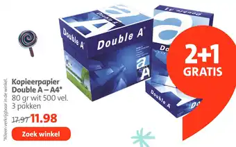 Bruna Kopieerpapier Double A-A4 aanbieding