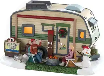 Intratuin Lemax kersthuisje High Rock Lake Trailer 17,7 x 12,6 x 10,2 cm aanbieding