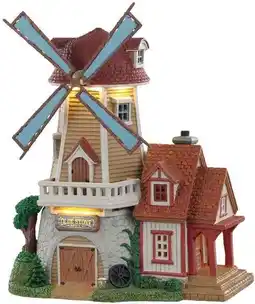 Intratuin Lemax kersthuisje Olde Stone Mill (molen) 20 x 14 x 27 cm aanbieding