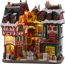 Intratuin Lemax kersthuisje christmas city (kerststad) 27 x 11,5 x 27,5 cm aanbieding