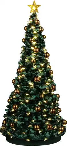 Intratuin Lemax General kerstdorpminiatuur jolly xmas tree (kerstboom) 11,5 x 11,5 x 24,5 cm aanbieding