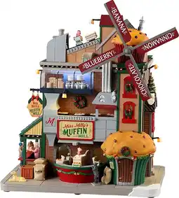 Intratuin Lemax Caddington Village kersthuisje miss milly's muf mill (muffin molen) 25 x 19,1 x 28,1 cm aanbieding