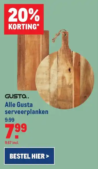 Makro Gusta Alle Gusta serveerplanken aanbieding