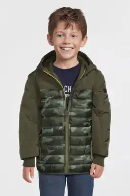 Wehkamp anytime softshell jas camo / khaki aanbieding