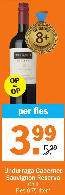 Albert Heijn Undurraga Cabernet Sauvignon Reserva aanbieding