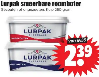 Dirk Lurpak smeerbare roomboter aanbieding