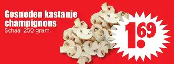 Dirk Gesneden kastanje champignons aanbieding