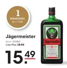 Sligro Jägermeister aanbieding