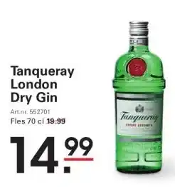 Sligro Tanqueray London Dry Gin aanbieding